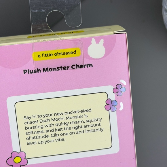 NWT Plush Monster Charm with Quirky Design - Picture 4 of 7